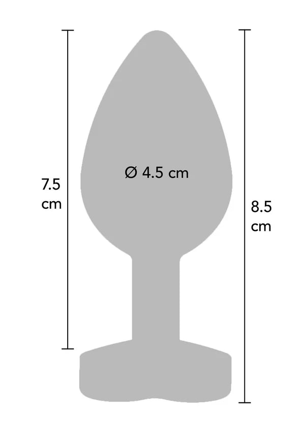 TOYJOY Your Ass Is Mine – Siliconen Buttplug met Hartbasis