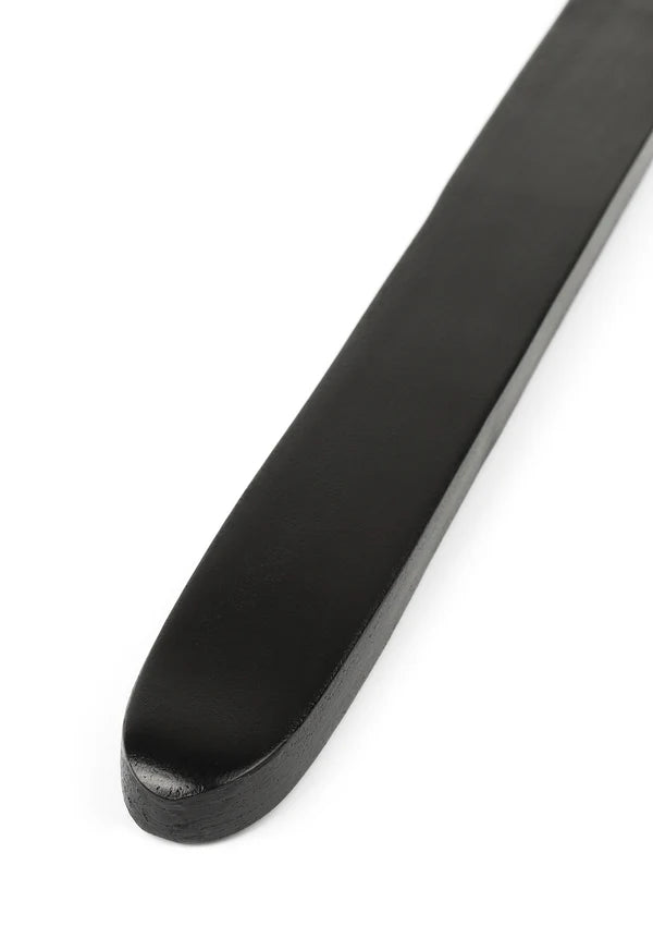 Genuine Leather Ruler – Elegante Leren Ruler 34 cm voor Impact Play