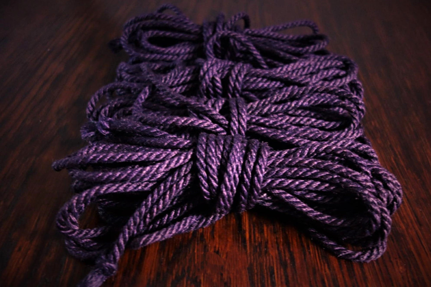 Jute touw 6 mm violet