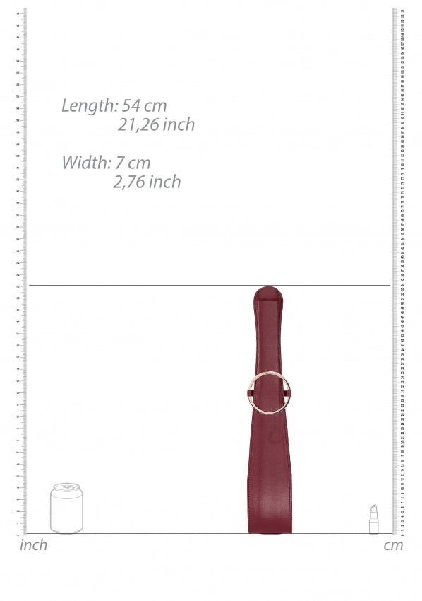 Belt paddle burgundy - SM - speeltjes