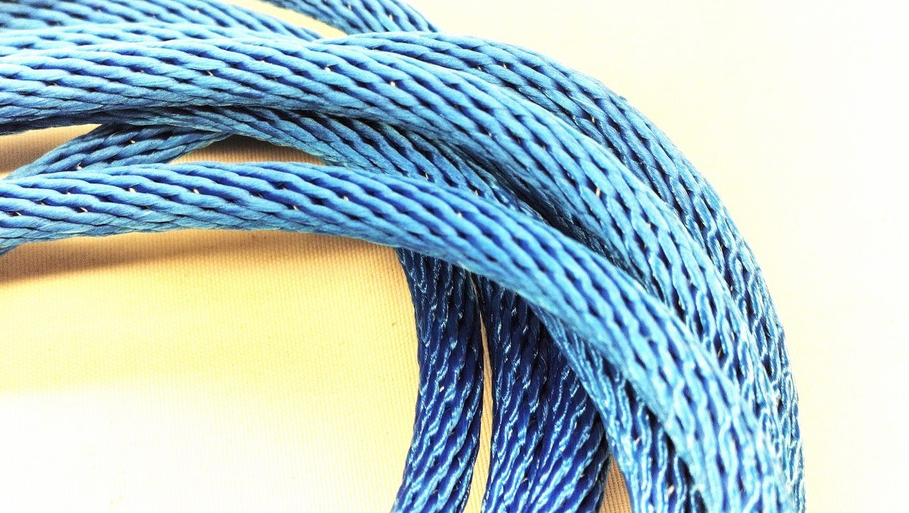 Blauw Bondage Touw 6mm Spiraalvlecht - PPMF Synthetisch Touw - Bondage Touw - SM - speeltjes