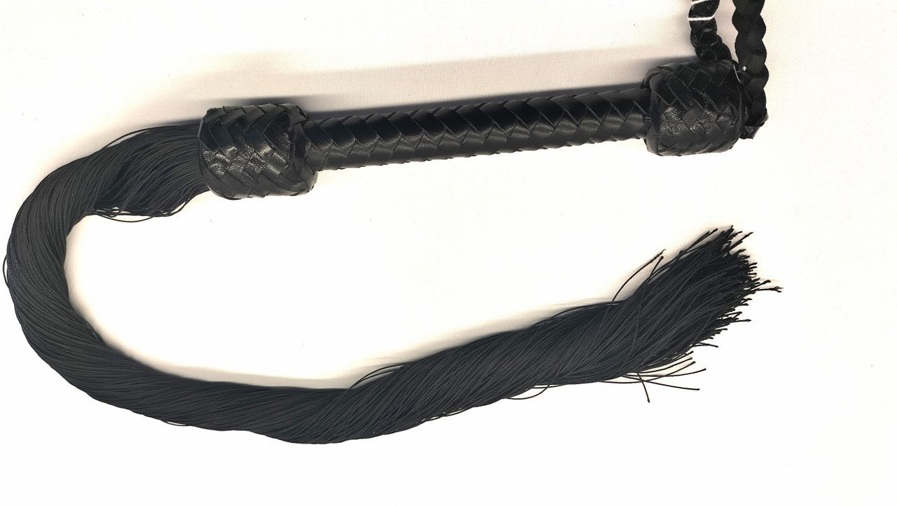 Flogger 60cm Nylon - Impact Play Zweep BDSM Toy 30 Falls - BDSM - SM - speeltjes