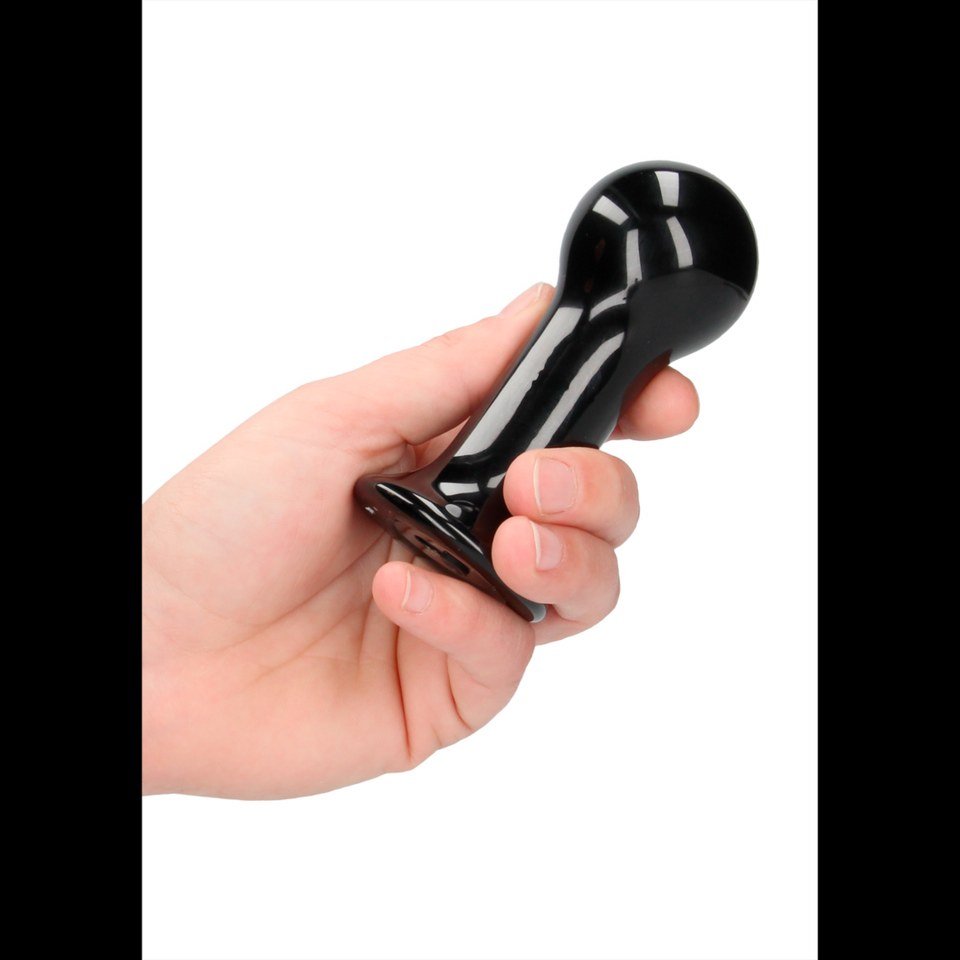 Glass Butt Plug with Suction Cup - Bulbous Anal Plug 36 | SM Toys Glass Butt Plug with Suction Cup - Bulbous Anal Plug 36 | SM Toys