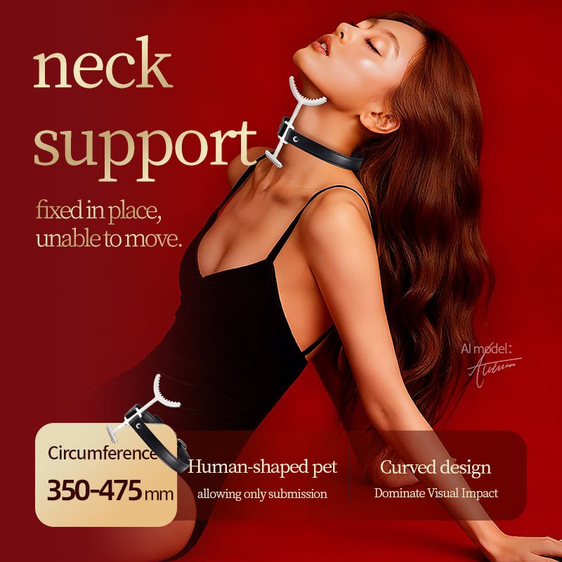 Heretic Fork - BDSM Halsband RVS Head Restriction Discipline - BDSM - SM - speeltjes