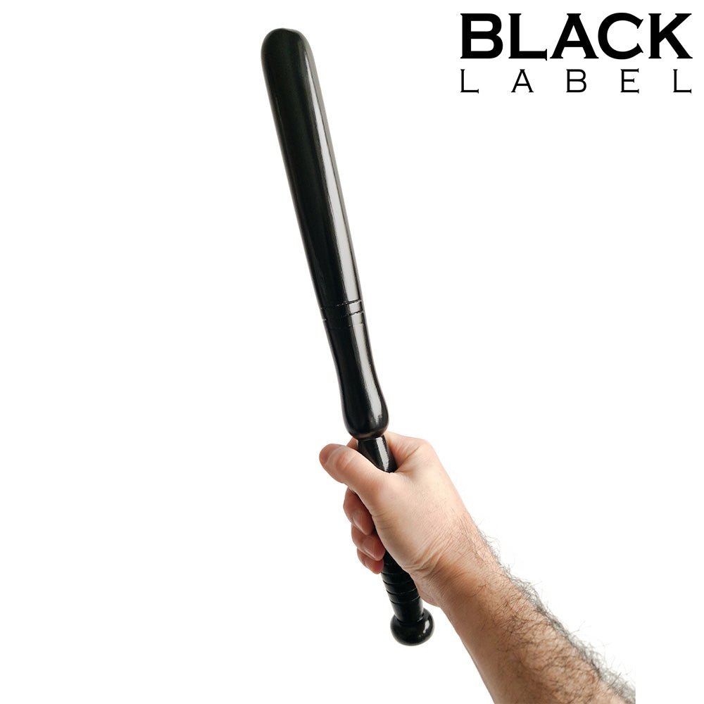 Houten Politiewapenstok Zwart – BDSM Impact Toy 40 cm - Impact Play - SM-speeltjes