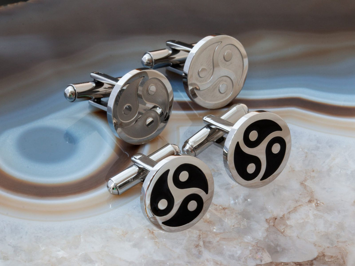 Manchet knopen BDSM logo (2 soorten) - SM - speeltjes