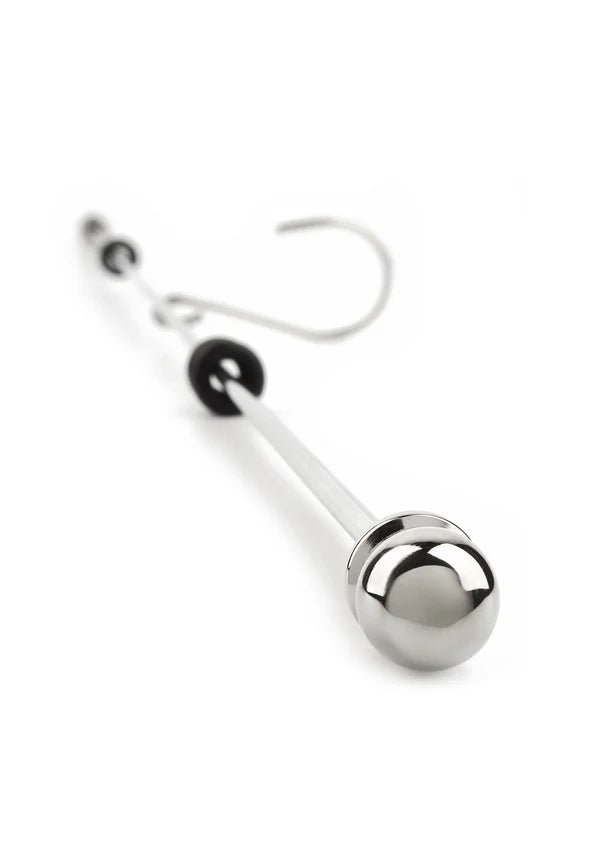Mr. Steel Long Thai Hooked Pain Stick – RVS met Haak 45 cm - RVS pain stick - SM-speeltjes