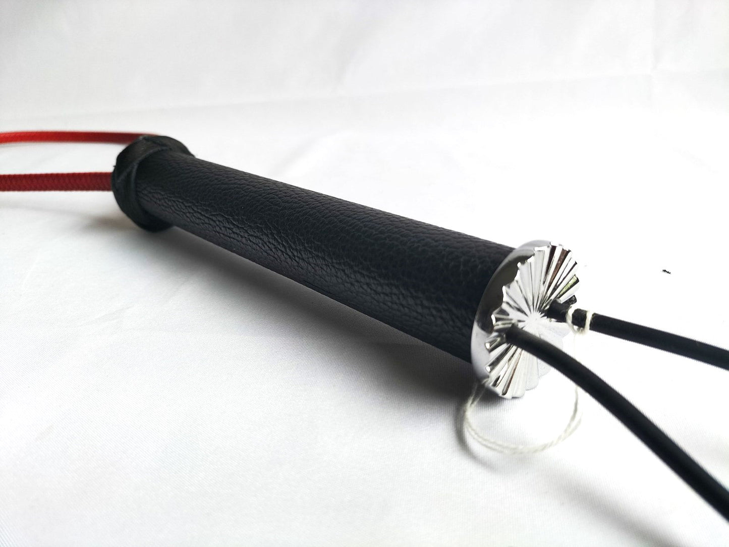 Rood leder geweven loop - SM - speeltjes