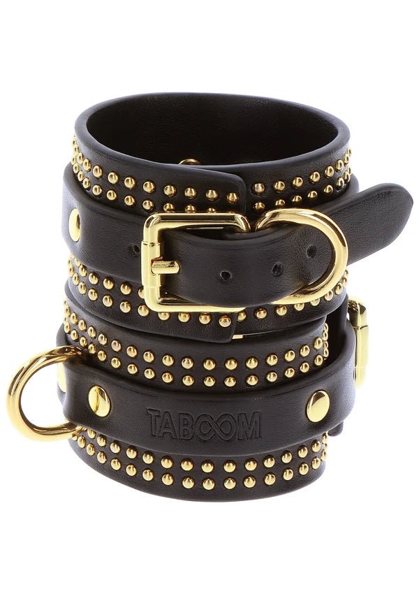 TABOOM – Stijlvolle Collar met Leiband, Handboeien of Voetboeien - Bondage accessoires - SM-speeltjes