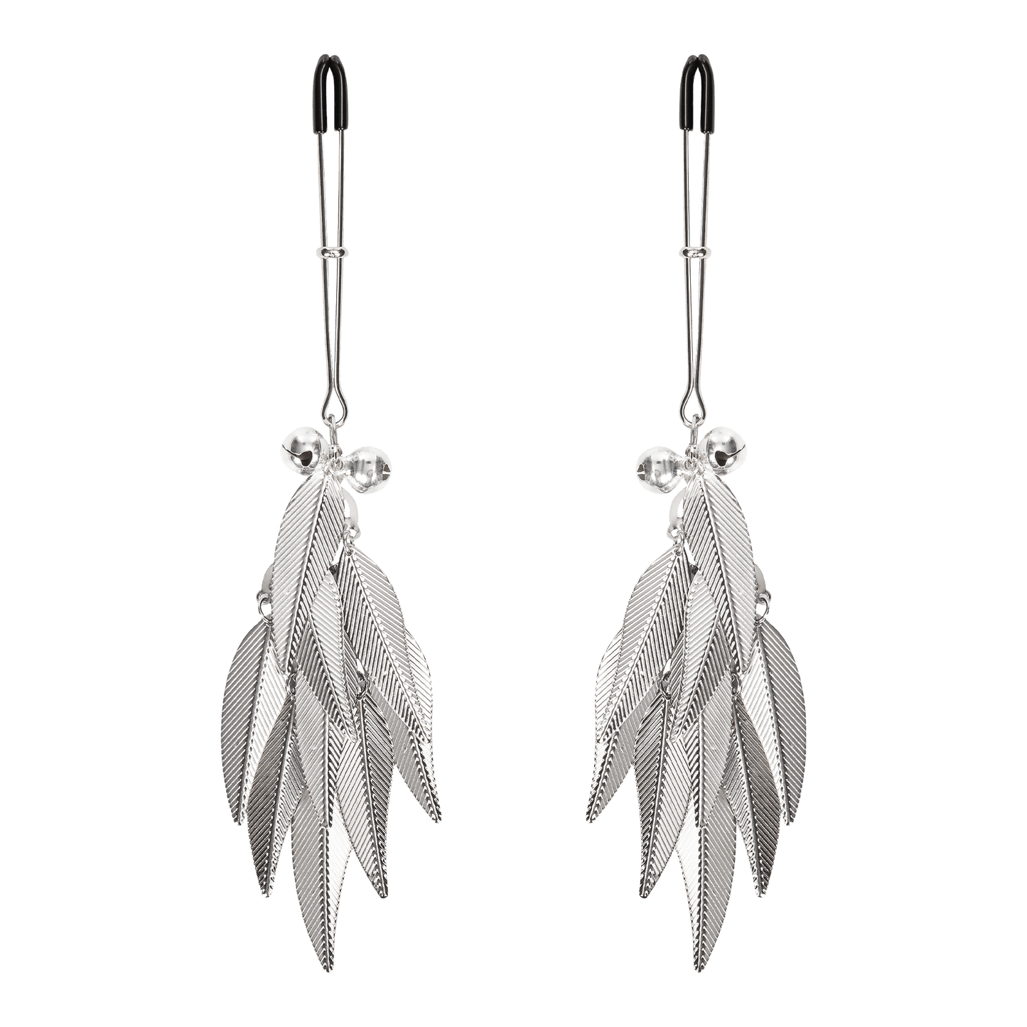 Tepelklemmen met Veren - Tepelklemmen Zilver Goud | Verstelbare Nipple Clamps - Tepelklemmen - SM - speeltjes