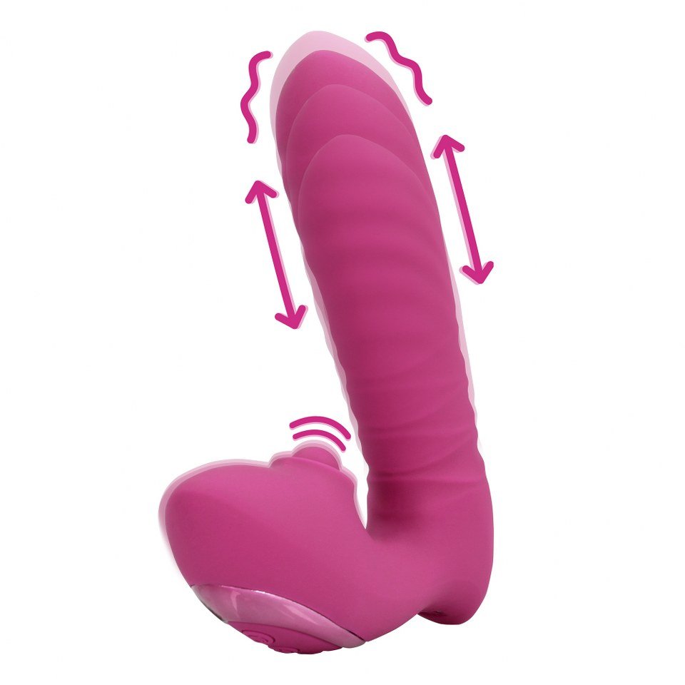 Stoßvibrator Pink – Stimolazione G-Punkt con 10 Geschwindigkeiten