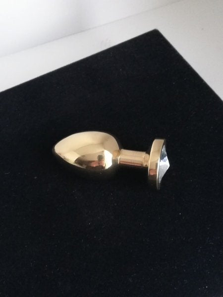 Goudkleurige Buttplug - SM - speeltjes