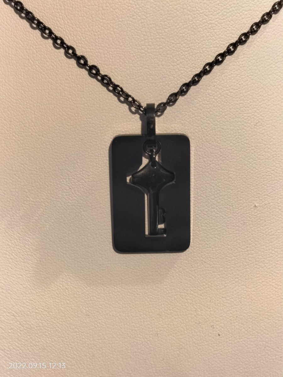 Owned en slaved armband + ketting zwart kleurig - SM - speeltjes