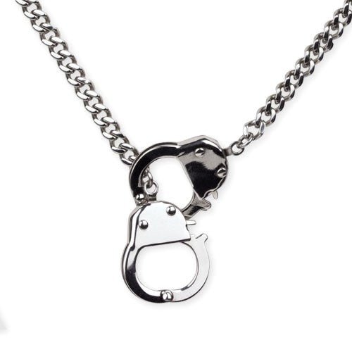 RVS halsketting met handboeien - SM - speeltjes