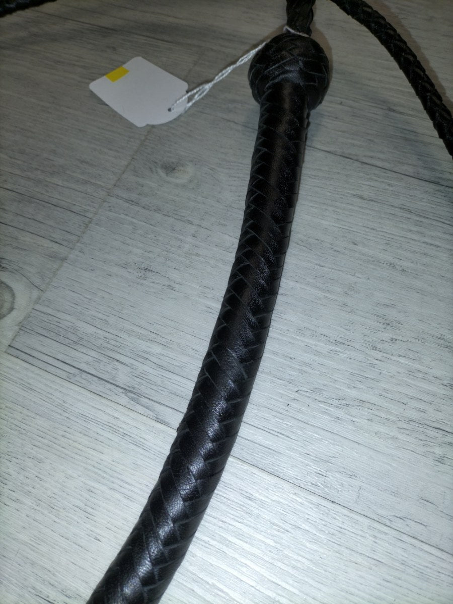 Snake whip 130 cm zwart - SM - speeltjes