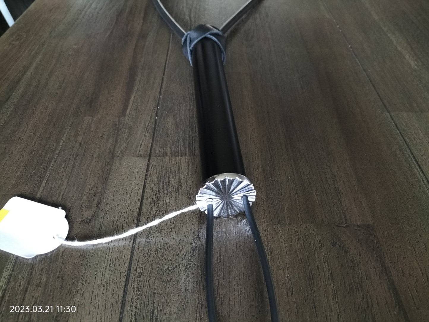 The loop 60 cm met zwart metalen handvat - SM - speeltjes