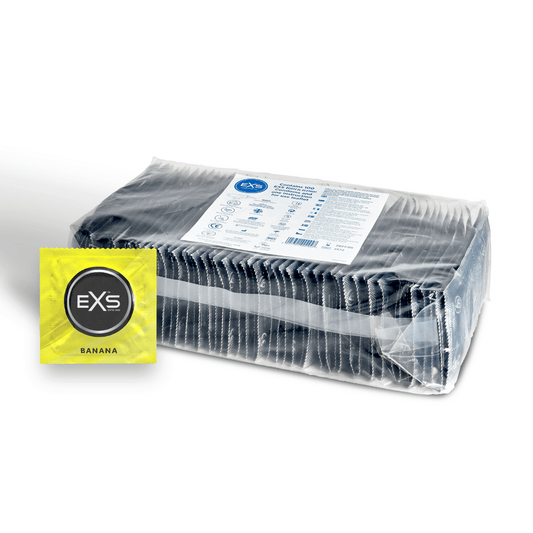 100 condooms banana (54mm) - SM - speeltjes
