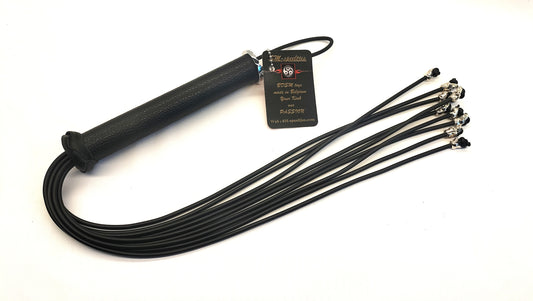 EPDM Cat O Nine Gesel met Skulls – Handgemaakte Impact Play Zweep