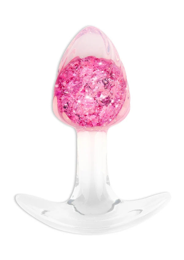 TOYJOY Crystal Small – Siliconen Buttplug met Glaselement