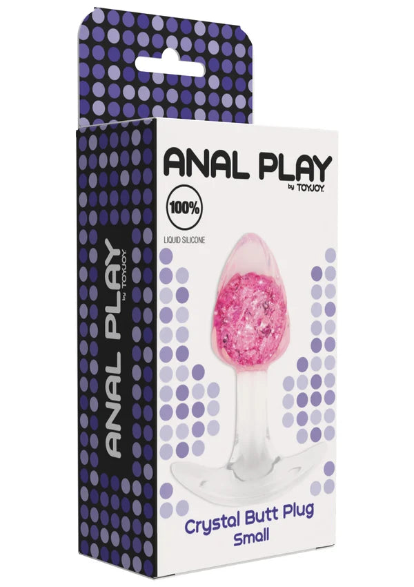 TOYJOY Crystal Small – Siliconen Buttplug met Glaselement