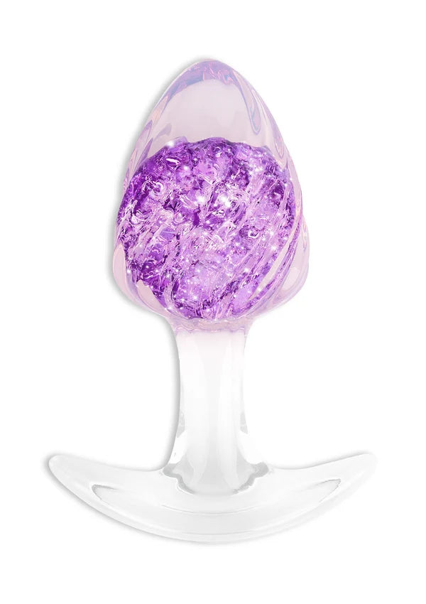 TOYJOY Crystal Medium – Siliconen Buttplug met Glaselement