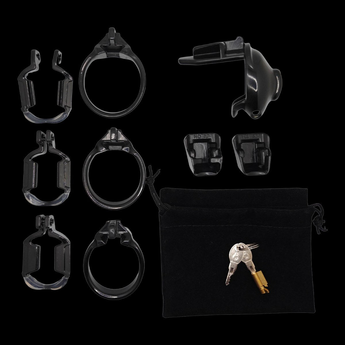 The Vice Mach 2 Clitty Kuisheidskooi Zwart – Maximale Controle in Ultra Compact Formaat