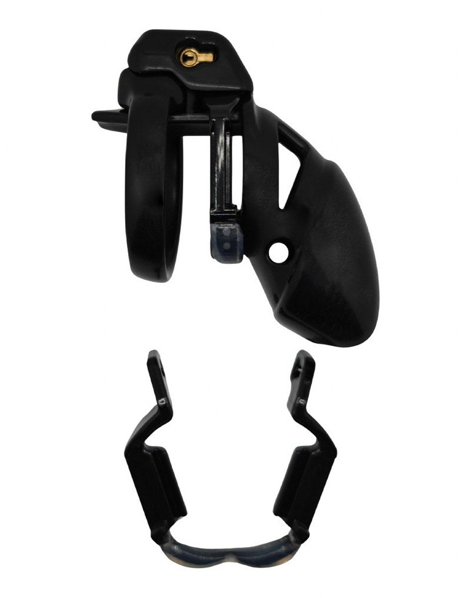The Vice Mach 2 Standaard Kuisheidskooi Zwart – Premium Chastity Cage voor Langdurige Controle