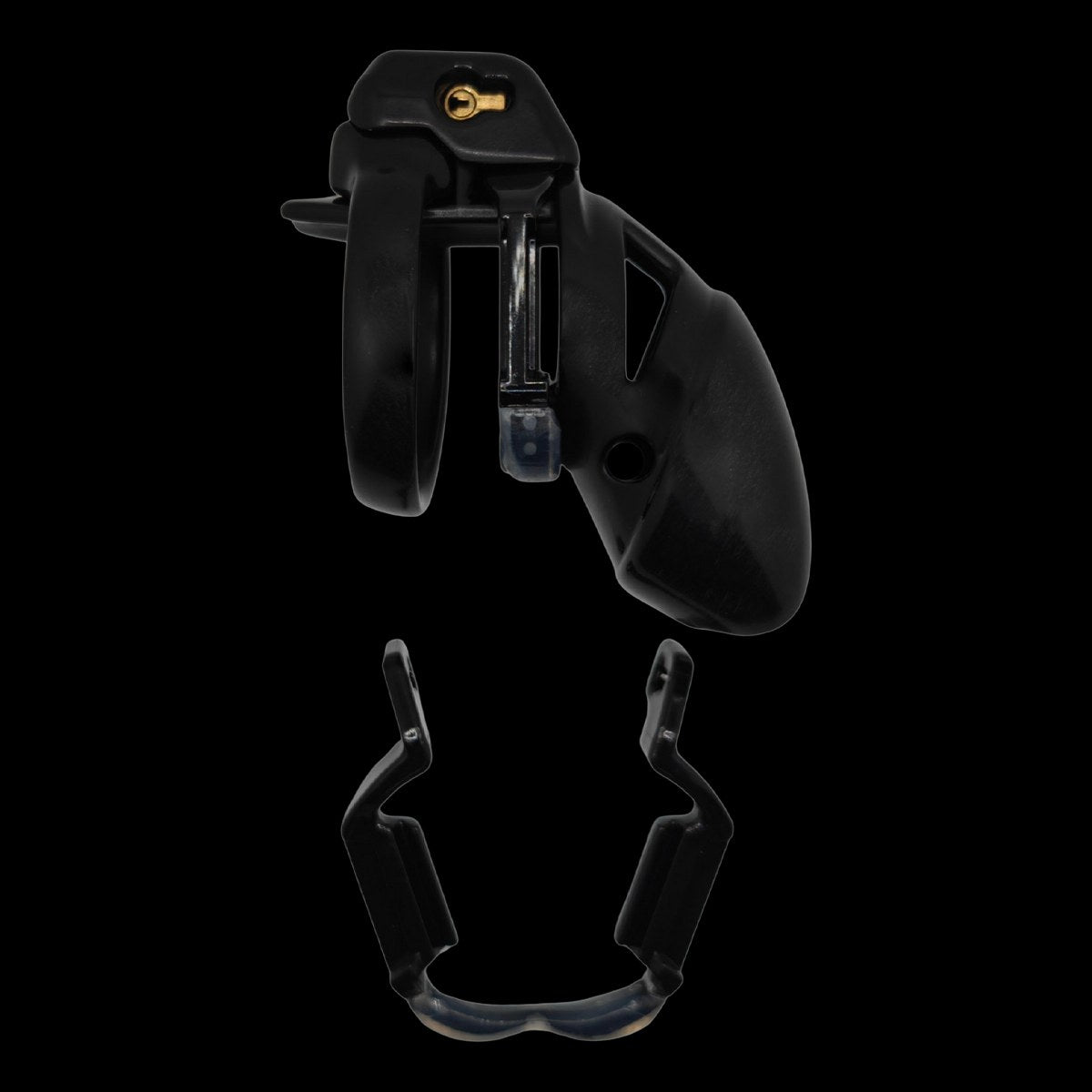 The Vice Mach 2 Standaard Kuisheidskooi Zwart – Premium Chastity Cage voor Langdurige Controle