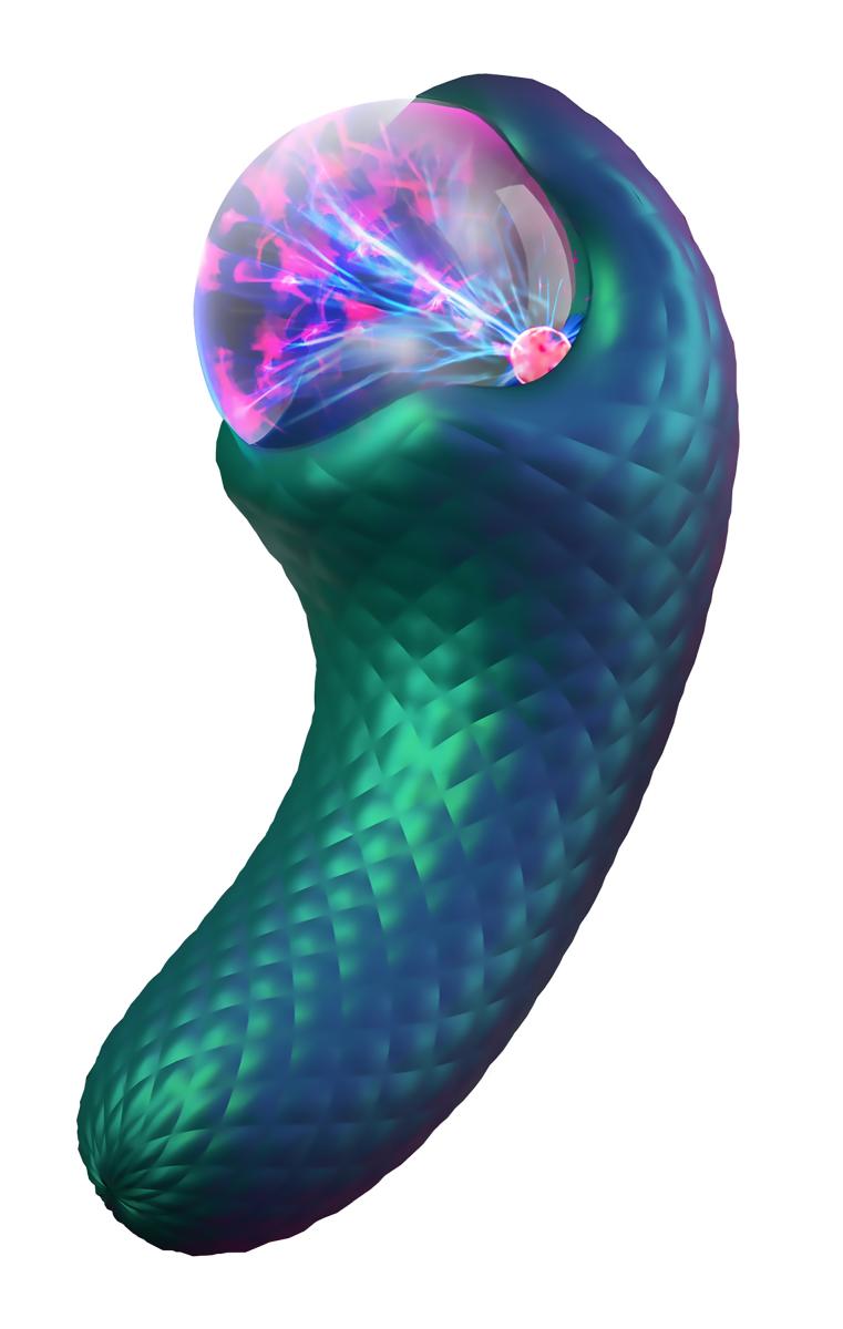 Temptasia Enchanted Serpent – Dubbele Motor Vibrator met Plasmabol Verlichting