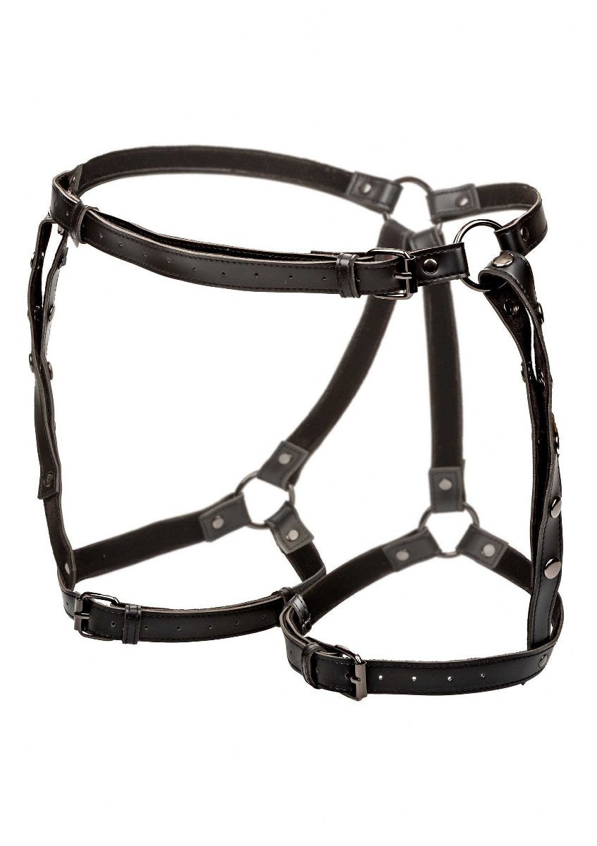 Riding Thigh Harness Plus – Verstelbaar BDSM Dijharnas met Kettingen