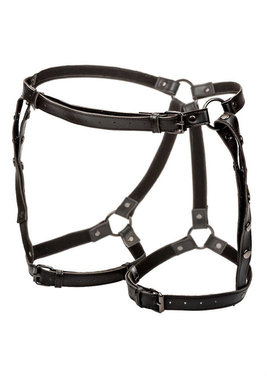 Riding Thigh Harness Plus – Verstelbaar BDSM Dijharnas met Kettingen