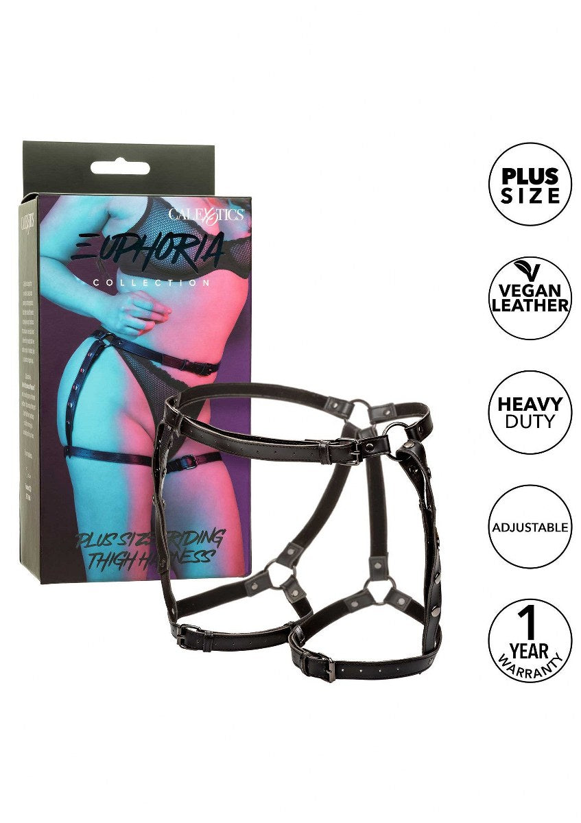 Riding Thigh Harness Plus – Verstelbaar BDSM Dijharnas met Kettingen