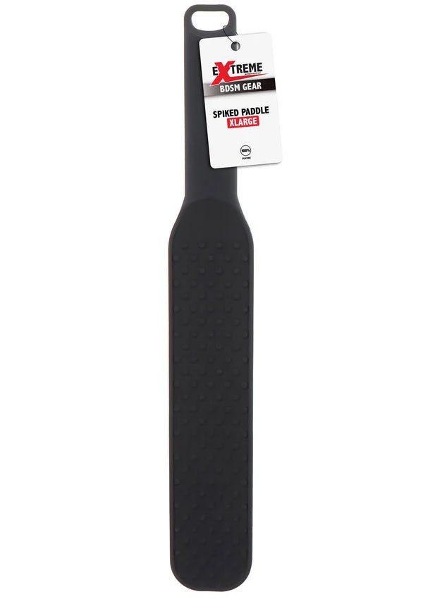 Spiked Paddle Extra Large – Siliconen Spanking Paddle 35 cm