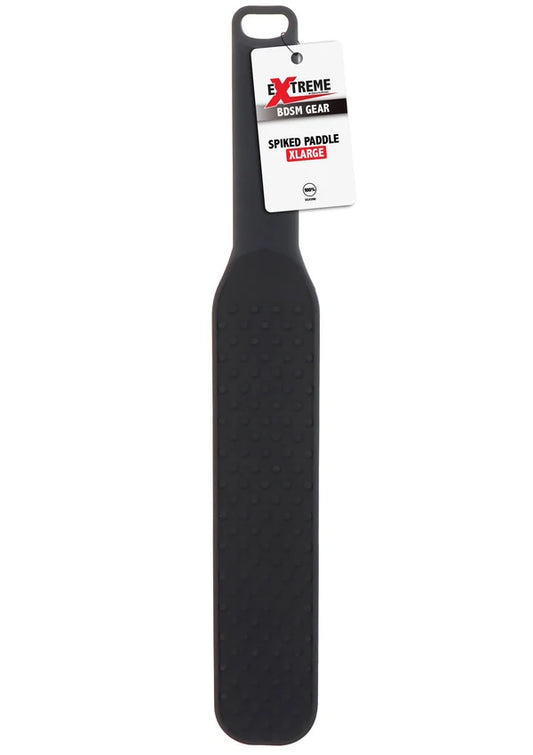 Spiked Paddle Extra Large – Siliconen Spanking Paddle 35 cm