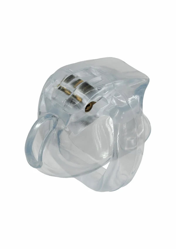 Clear Control Cock Cage X-Short – Transparante Acryl Kuisheidskooi