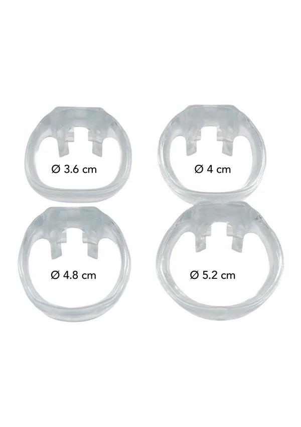 Clear Control Cock Cage Short – Transparante Acryl Kuisheidskooi