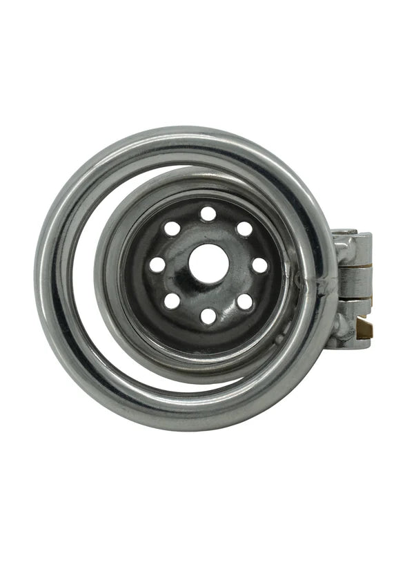 Stainless Vault X-Short – Gesloten RVS Kuisheidskooi