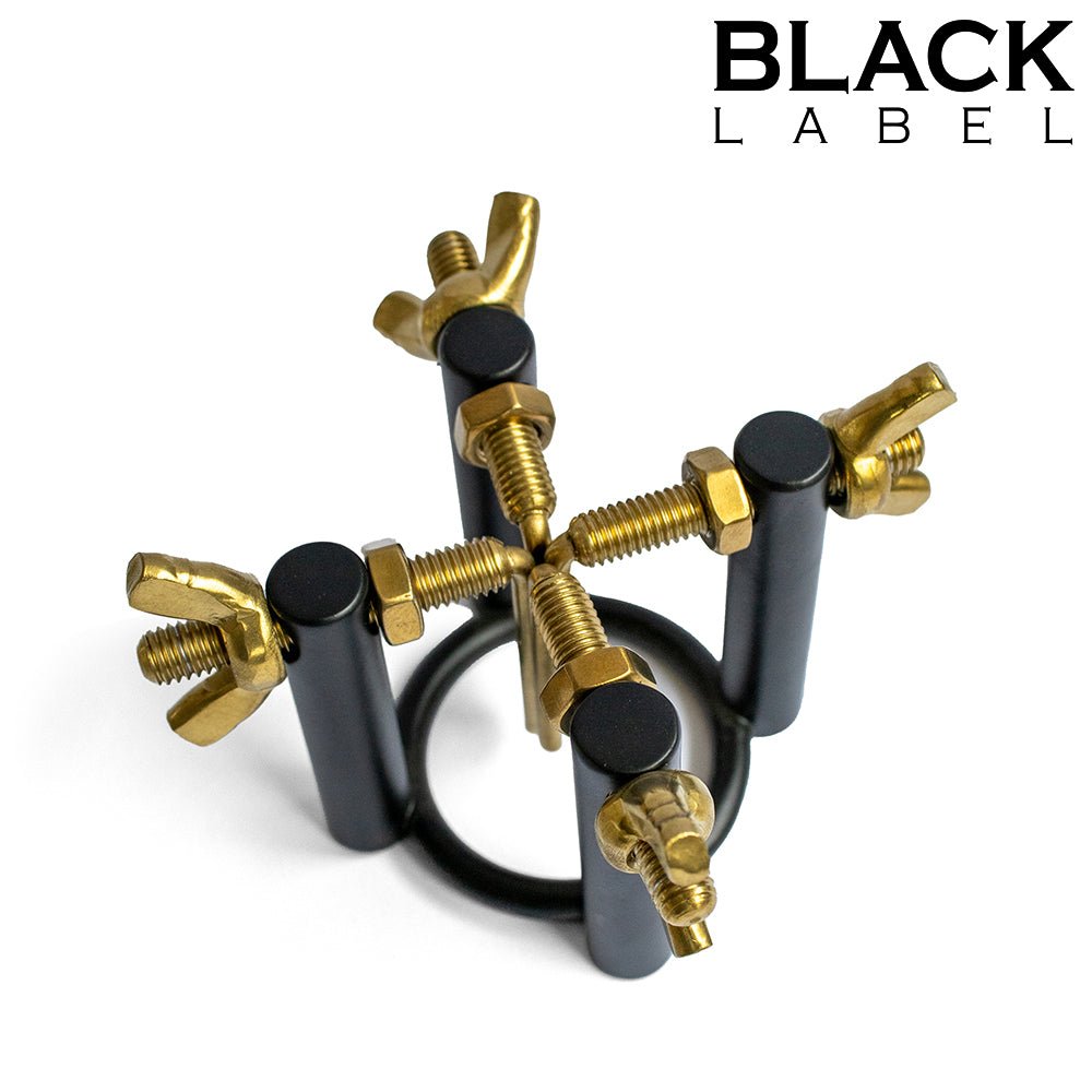 4-Way Urethral Stretcher – Verstelbare Plasbuisspreider Zwart/Goud - Medical Play - SM-speeltjes