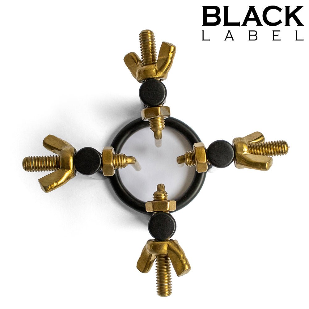 4-Way Urethral Stretcher – Verstelbare Plasbuisspreider Zwart/Goud - Medical Play - SM-speeltjes