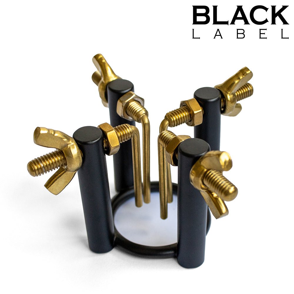 4-Way Urethral Stretcher – Verstelbare Plasbuisspreider Zwart/Goud - Medical Play - SM-speeltjes