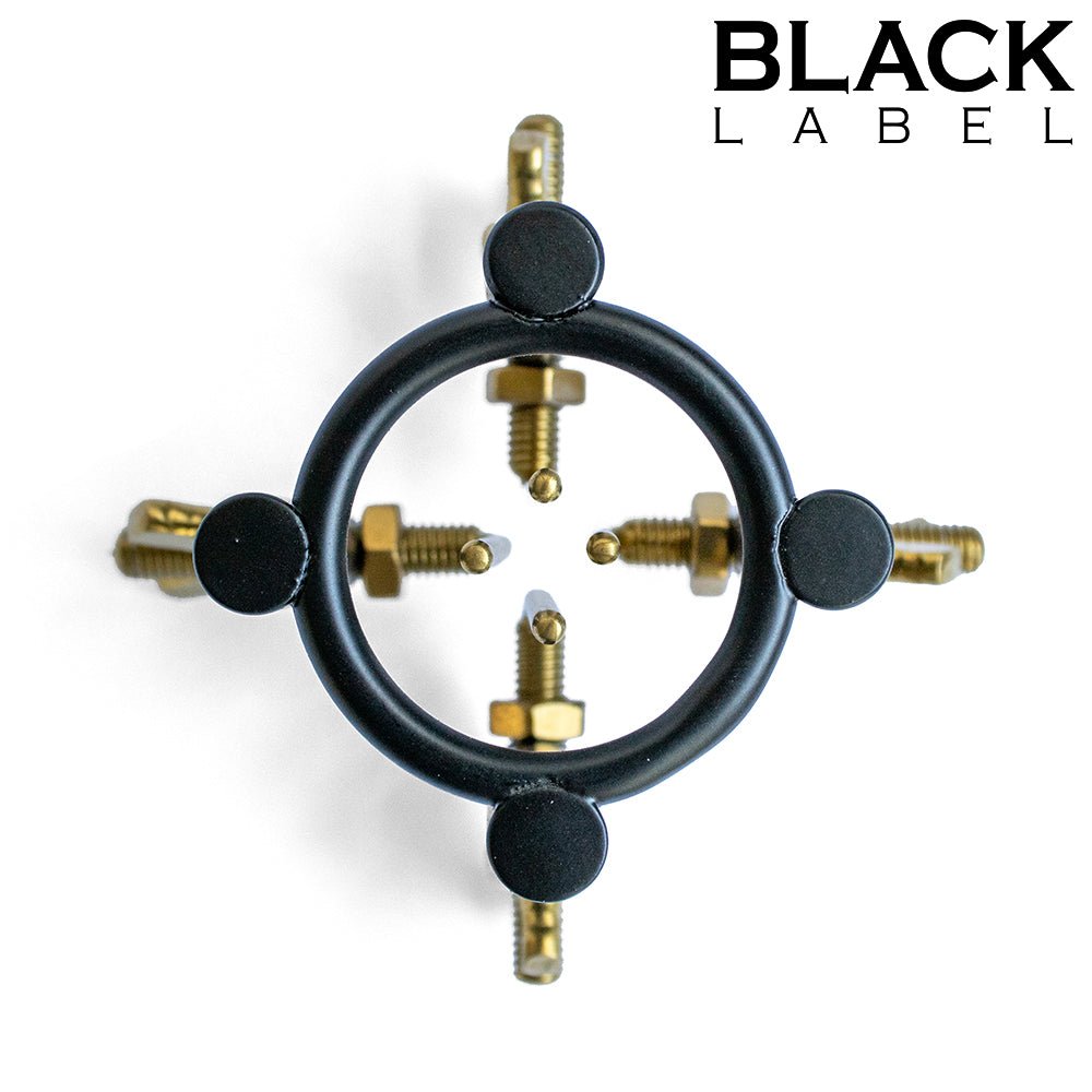 4-Way Urethral Stretcher – Verstelbare Plasbuisspreider Zwart/Goud - Medical Play - SM-speeltjes