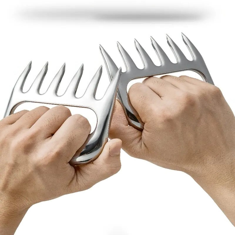 2 Bear claws stainless steel