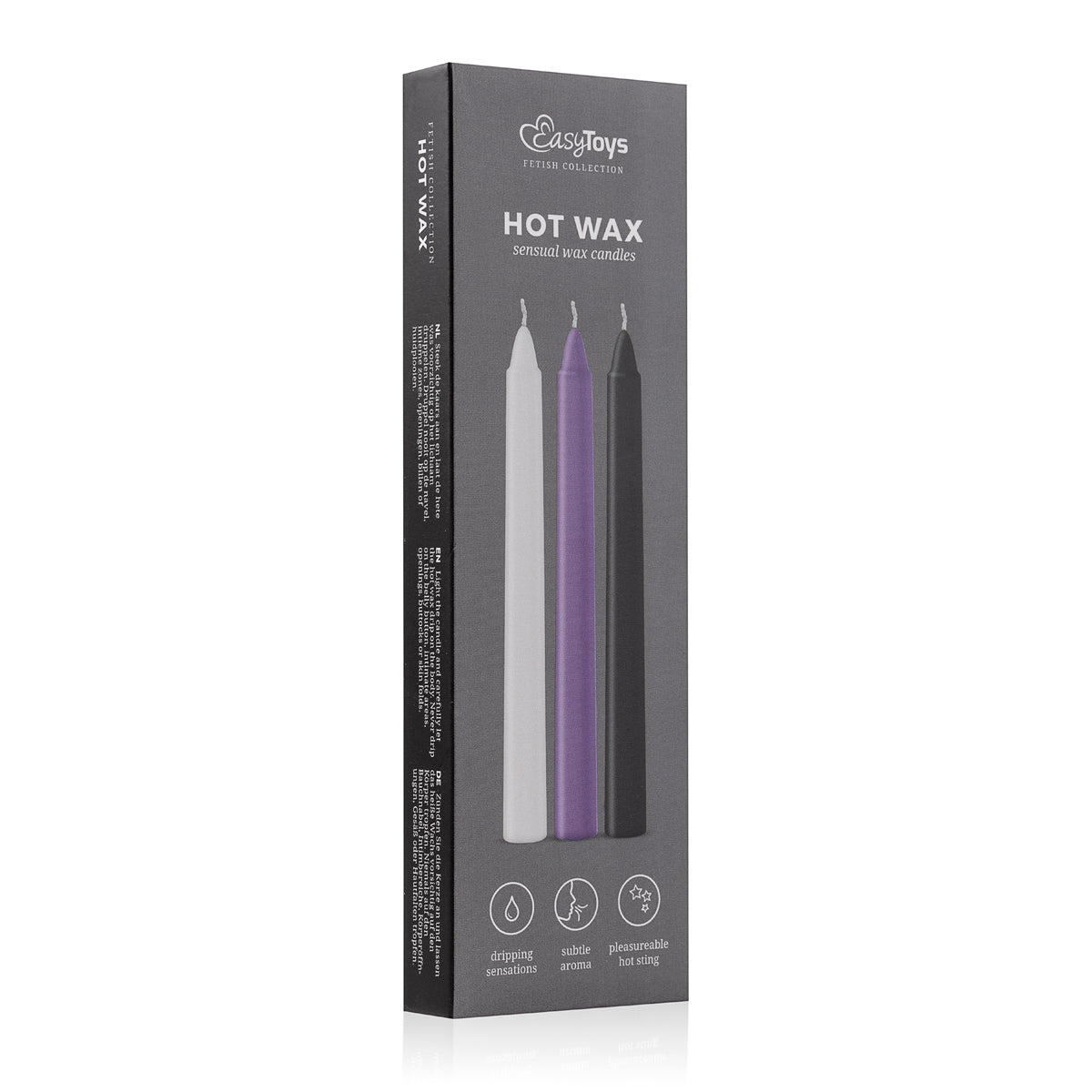 Sojawas Druppelkaarsen Set 3 Stuks – SM Kaarsen voor Wax Play & Kaarsenspel