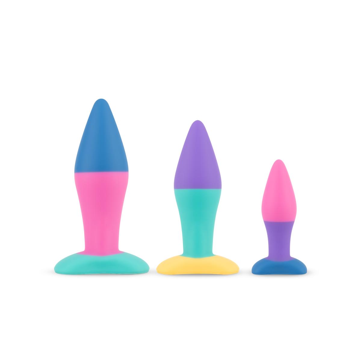 Koda Buttplug Training Set – 3 Maten Silicone Anaalplug Set voor Beginners