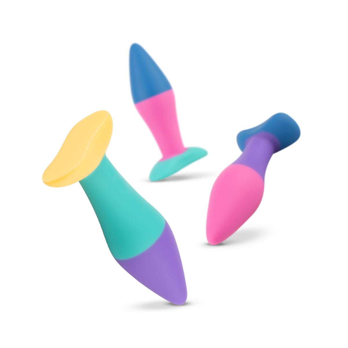 Koda Buttplug Training Set – 3 Maten Silicone Anaalplug Set voor Beginners