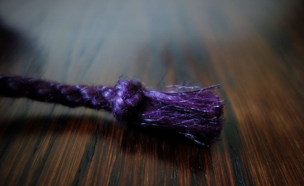 Jute rope 6 mm violet