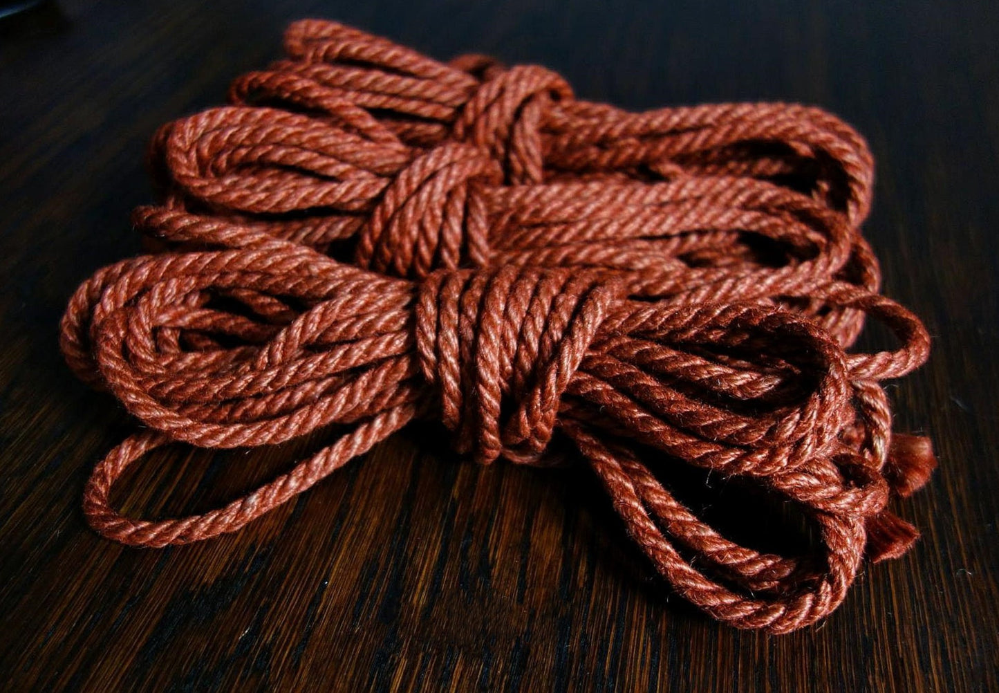 jute rope 6 mm brick orange