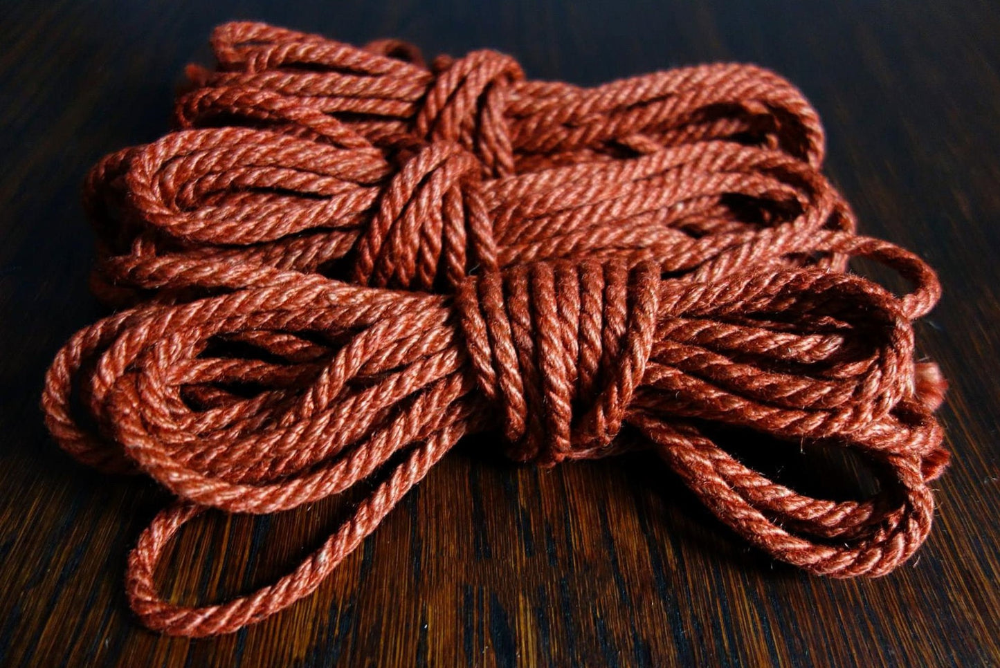 jute rope 6 mm brick orange