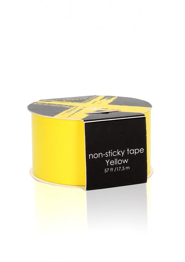 Yellow NON sticky bondage tape 17.5 m