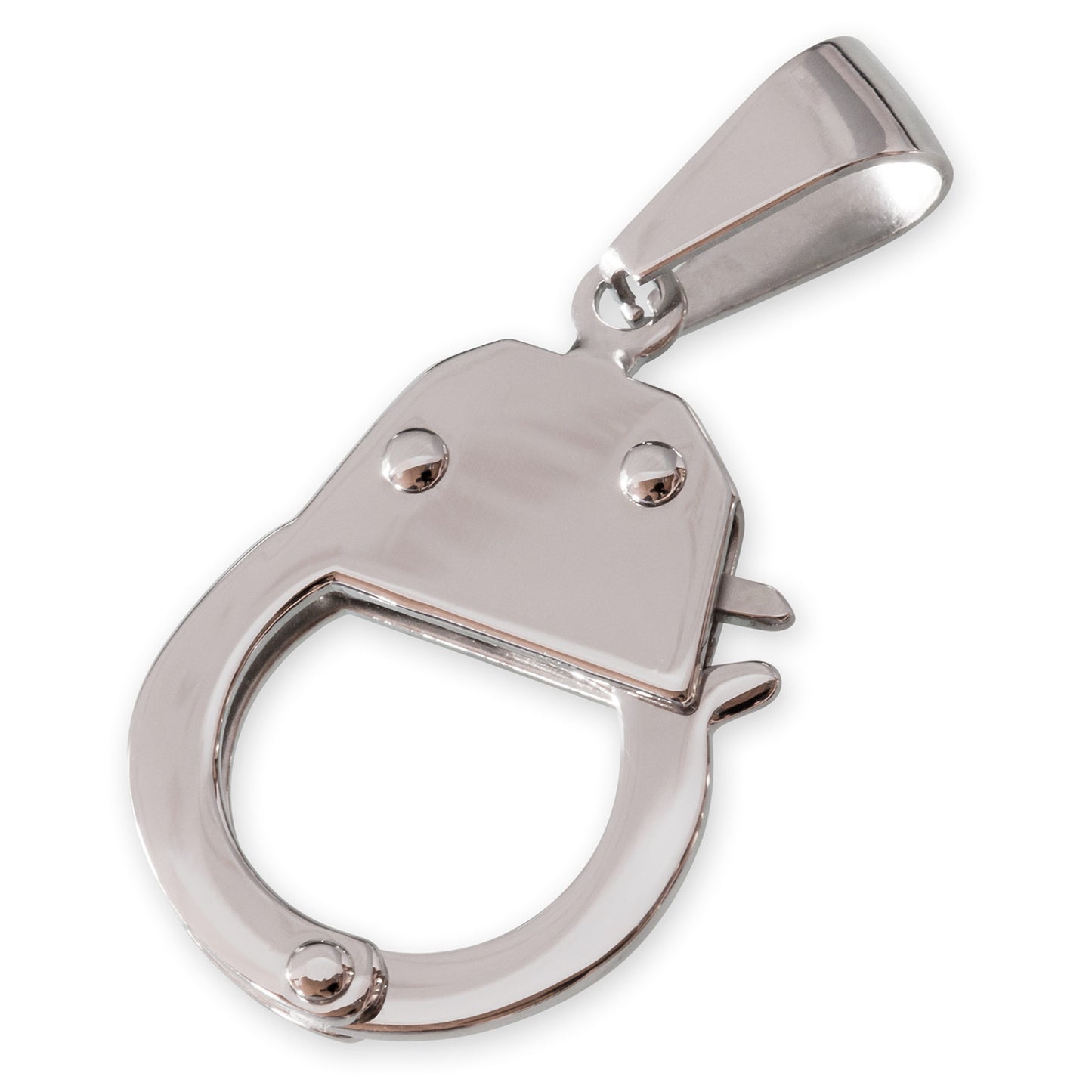 Stainless steel BDSM handcuff pendant